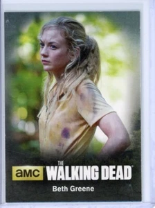 BETH GREENE 2016 Cryptozoic Walking Dead Temporada 4 Parte 1 BIOS DE PERSONAJES #C07 - Imagen 1 de 2