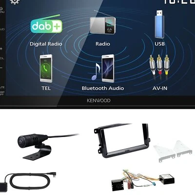 Kenwood 2DIN DAB+ Autoradio für Skoda Octavia II Facelift mit Canbus - Bild 1 von 4