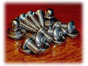 1984-96 Corvette C4 Fuel or Gas Door Nuts Bolts Screws - No Rust Stainless - Picture 1 of 6