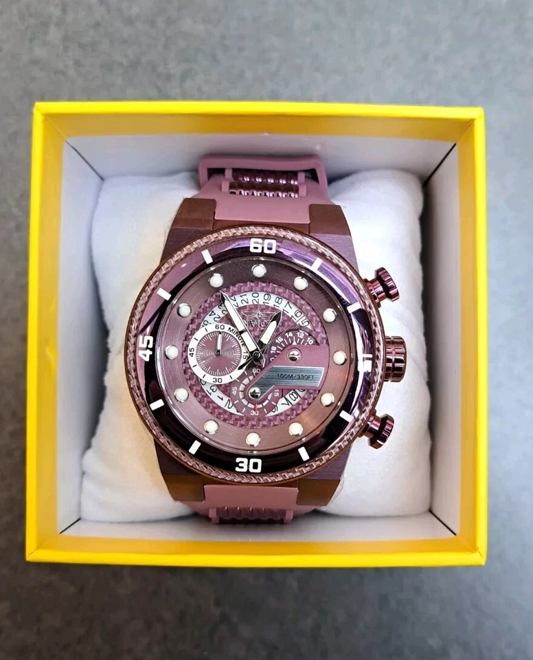 Invicta 40756 Men's S1 Rally Purple Silicone/Stainless Steel Chronograph Watch
