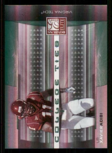 2008 Donruss Elite College Ties Green #16 Xavier Adibi /800 - Picture 1 of 2