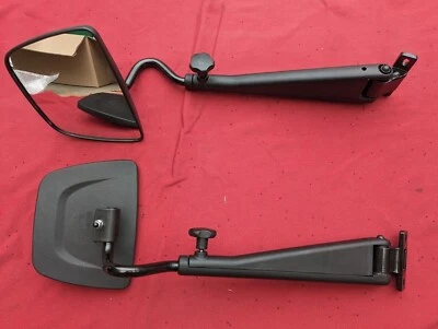 Coppia specchi retrovisori completi lunghi cabina trattore Fendt New Holland ... - Immagine 1 di 2