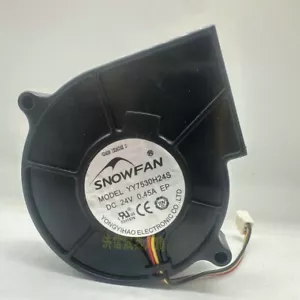 1 pcs SNOWFAN YY7530H24S 24V 0.45A IP68 Waterproof Turbofan Blower cooling fan. - Picture 1 of 3