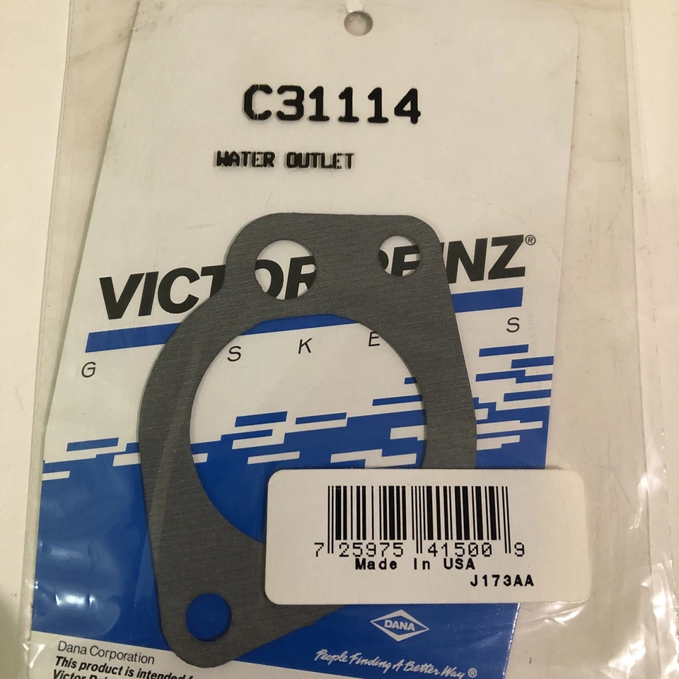 Junta de carcasa de refrigerante Victor Reinz C31114 hecha en EE. UU.  Foto 1 de 3