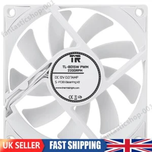 Thermalright TL-8015W Computer Case Fans 4PIN PWM Case Cooler for PC Chassis - Afbeelding 1 van 12