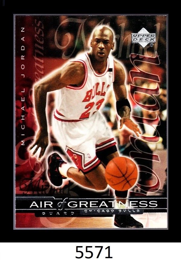 1-1999-00 UPPER DECK AIR OF GREATNESS MICHAEL JORDAN BULLS CARD#137 - Image 1 of 1
