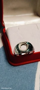 Men's Ring Stone Setting Size 7 X 7 MM Round  Shape 925 Sterling Silver Jewelry - Picture 1 of 5