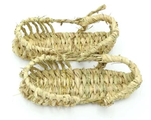 SANDALIAS COREANAS NOMBRE COREANO "JIPSIN" Talla M, ZAPATOS COREANOS TRADICIONALES DE PAJA - Imagen 1 de 4