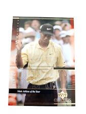 2001 Upper Deck Tiger Woods Collection Golf Card TWC11 Male Athlete of the Year 