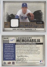 2008 SP Legendary Cuts Legendary Memorabilia /99 Don Sutton #LM-DS HOF