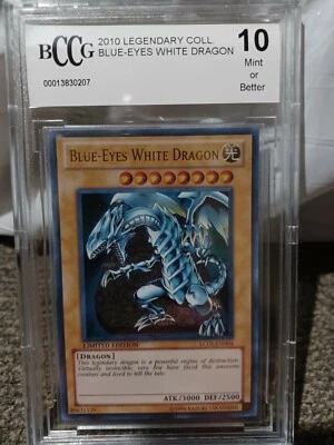 2010 Yu-Gi-Oh Legendary Blue Eyes White Dragon Graded 10 💎 MINT or Better - Image 1 of 3