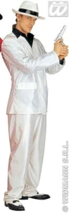 Mens Deluxe White Godfella Gangster Suit - Picture 1 of 2