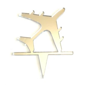 Aeroplane Cake Toppers, Various Colours, Sizes & Personalised Options - Picture 1 of 3