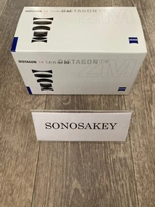 Carl Zeiss Distagon T* 35mm F1.4 ZM Lens For Leica M Mount Black w/Box 【NEW】 - Picture 1 of 6