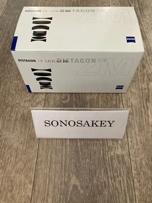 Carl Zeiss Distagon T* 35mm F1.4 ZM Lens For Leica M Mount Black w/Box 【NEW】 - Image 1 of 4