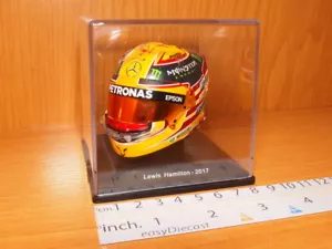 LEWIS HAMILTON 2017 HELMET 1/5 F1 F-1 BELL MONSTER HAM PETRONAS CASQUE - Foto 1 di 1