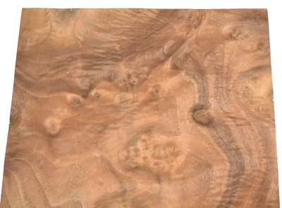 Walnut Burl Raw Wood Veneer Sheet 8.5 x 11 inches 1/42nd thick           4671-92 - Image 1 of 4