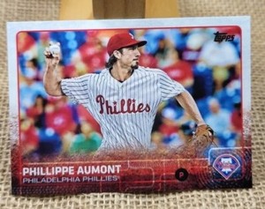 2015 Topps Update Series Phillippe Aumont Baseball Card US318 Phillies A3