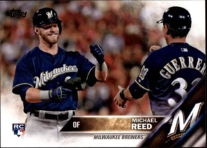 2016 Topps #538 Michael Reed Milwaukee Brewers - Picture 1 of 2