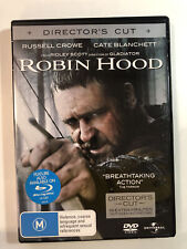 Robin Hood (DVD 2010) Region 4 Action,Adventure,Drama, Russell Crowe, Cate Blanc