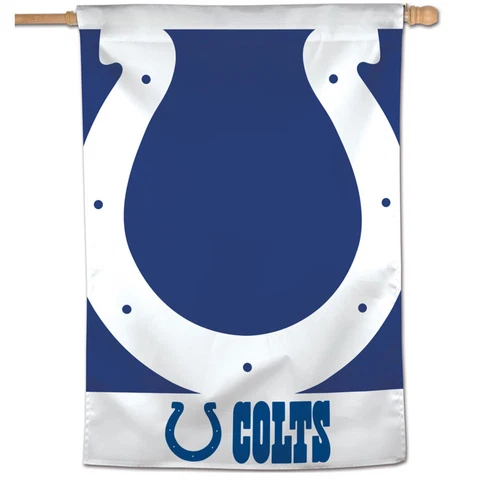 Indianapolis Colts Vertical NFL House Flag Licensed Football Banner 28" x 40" Cover