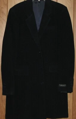 (2011) Abrigo The Mens Store At Bloomingdales Talla 40R Color Azul Marino ¡NUEVO CON ETIQUETAS!! Foto 1 de 4