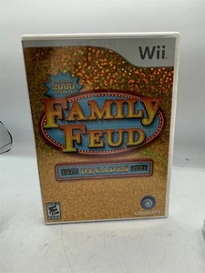 NINTENDO WII FAMILY FEUD 1976 2011 DECADES COMPLETE GAME WITH MANUAL - Picture 1 of 3