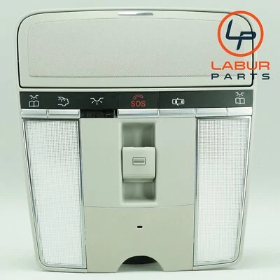 Lámpara de luz domo superior W221 10-14 Mercedes Clase CL S con interruptor de techo corredizo C820 Foto 1 de 4