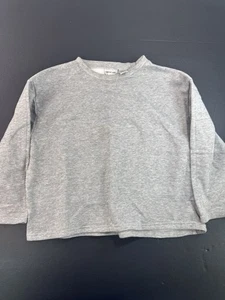 Jennifer Lauren Pullover Damen 1X grau Sweatshirt Workout Lounge Comfort kurz - Bild 1 von 7