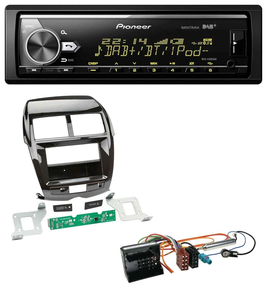 Pioneer Bluetooth USB DAB MP3 Autoradio für Citroen C4 Aircross Mitsubishi ASX P - Bild 1 von 4