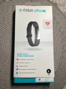 Fitbit Alta HR, Black, Size L - Picture 1 of 11