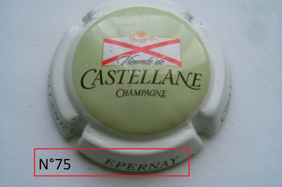 Capsule Champagne...PEU COMMUN, DE CASTELLANE  ... en l'état,  BIEN VOIR PHOTO. - Photo 1/1