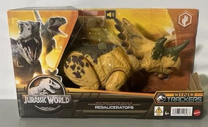 Mattel Jurassic World Wild Roar Regaliceratops Action Figure Dino Trackers ~NEW - Picture 1 of 6