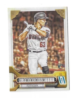 2022 Topps Gypsy Queen STUART FAIRCHILD Rookie Card #33 Diamondbacks - Image 1 of 2