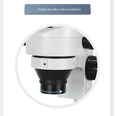 2 0X Objectif Auxiliaire pour Microscopes Numériques avec Filetage 48mm - Photo 1/4