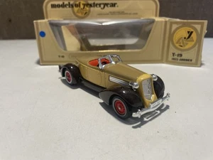 Matchbox Models Of Yesteryear Y-19 1935 Auburn 851 - 3-tone Brown - Straw Box - Picture 1 of 9