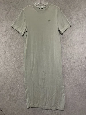 Vestido Camisa LACOSTE Mujer Largo Talla 36 Gris Manga Corta Adulto Foto 1 de 4