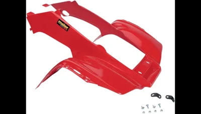 Protector de carenado guardabarros delantero de polipropileno rojo Maier Honda FourTrax 200 2x4 86-88 Foto 1 de 4
