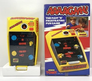 AAAAGHH! Gioco flipper ad ostacoli elettronico portatile vintage di Tomy scatola originale - Foto 1 di 21