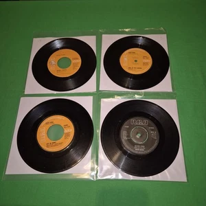 4 X David Bowie 7” Vinyl Records Life On Mars Golden Years Rebel Rebel - Picture 1 of 10