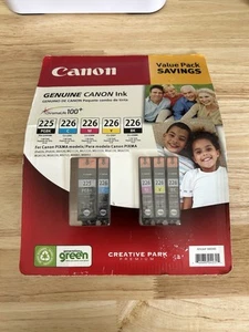 Canon Inkjet Cartridge Value Pack - 225 Pigment Black, 226 Black and Tricolor - Photo 1/3