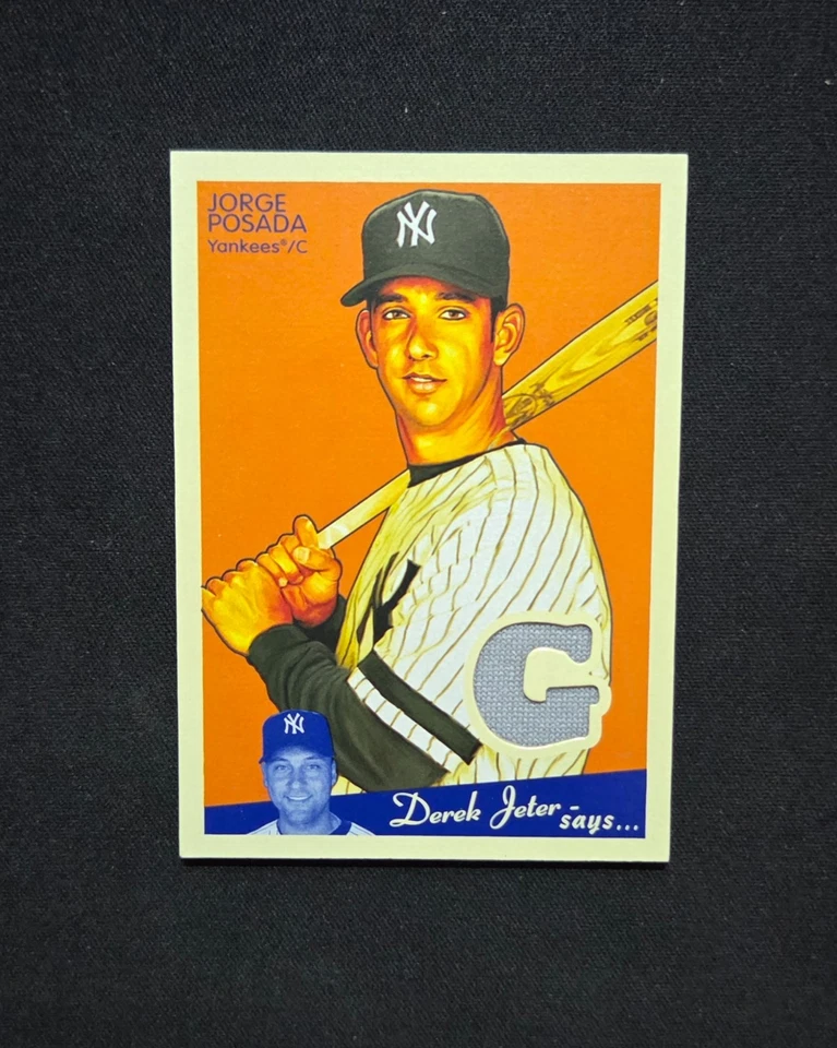 2008 Jorge Posada Upper Deck Goudey Memorabilia #M-PO - Image 1 of 2