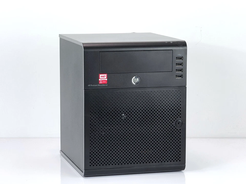 HP ProLiant G7 MicroServer AMD Turion II Neo N54L 8 GB HSTNS-5151 744900-421 HPE - Immagine 1 di 4