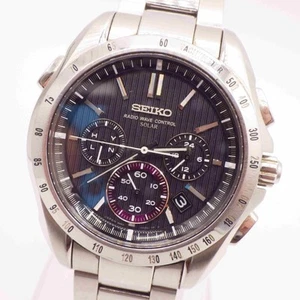 SEIKO BRIGHTZ 8B82-0AE0 Chronograph Solar Men's Watch - Picture 1 of 6