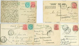 AUSTRALIEN / NEW SOUTH WALES: Lot mit 5 Postkarten 1906-08. - Bild 1 von 2