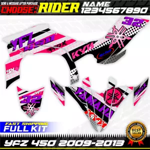 compatible Yamaha Yfz 450R 2009-2013 Graphics Decals Sticker Kit YFZ450R YYR-CRM - Bild 1 von 2