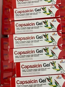 2 x Capsaicin Hot Chili Gel Rheumatoid Osteoarthritis Pain Capsicum Cream UK - Picture 1 of 1
