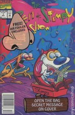 Ren and Stimpy Show 1P Kazaleh Variant Bagged with insert VF 1992 Stock Image