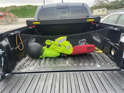 Red de carga organizadora estilo sobre maletero trasero para TOYOTA TACOMA 1995-2024 Foto 1 de 4