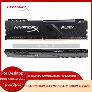 DDR4 Ram 2133/2400/2666/3200 16GB 32GB (2x16GB) Desktop 288pin Non-ECC Memory - Picture 1 of 12